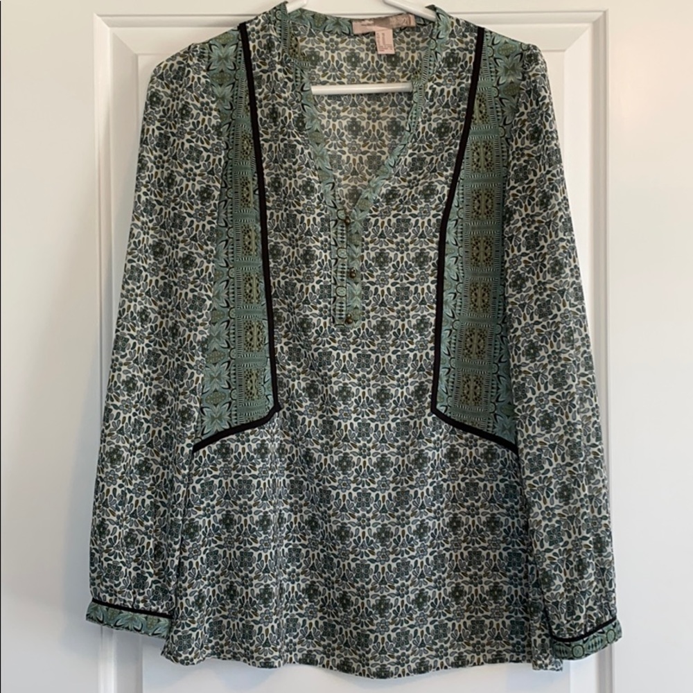 Forever 21 Floral Blouse
